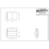 Timberline Sanremo 1050mm Shaving Cabinet
