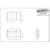 Timberline Sanremo 1050mm Shaving Cabinet