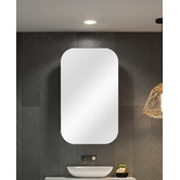 Timberline Jazz Arch 600mm Mirrored Shaving Cabinet