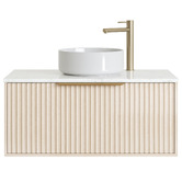 Timberline Elwood 900mm Dockland Wall Hung Single Vanity Unit