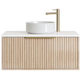 Timberline Elwood 900mm Dockland Wall Hung Single Vanity Unit