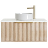 Timberline Elwood 900mm Dockland Wall Hung Single Vanity Unit