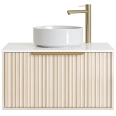 Timberline Elwood 750mm Dockland Wall Hung Single Vanity Unit