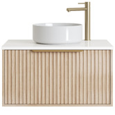 Timberline Elwood 750mm Dockland Wall Hung Single Vanity Unit