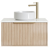 Timberline Elwood 750mm Dockland Wall Hung Single Vanity Unit