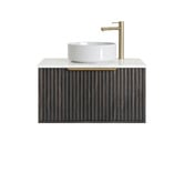 Timberline Elwood Dockland 750mm Wall Hung Single Vanity Unit