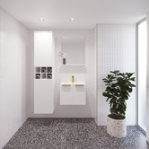 Timberline Essence 900mm Wall Hung Mirror