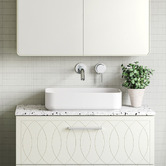 Timberline Enchant 500mm Rectangular Ceramic Above Counter Basin