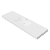 Timberline Grand Countertop with Single Integrated Basin