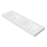 Timberline Grand Countertop with Double Integrated Basin