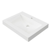 Timberline Grand Countertop with Single Integrated Basin