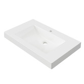 Timberline Grand Countertop with Single Integrated Basin