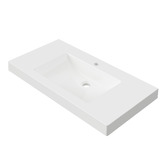 Timberline Grand Countertop with Single Integrated Basin