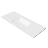Timberline Stadium Countertop with Single Integrated Basin