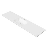 Timberline Stadium Countertop with Single Integrated Basin