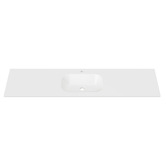 Timberline Stadium Countertop with Single Integrated Basin
