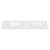 Timberline Stadium Slim Countertop with Double Integrated Basin