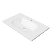 Timberline Stadium Countertop with Single Integrated Basin