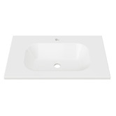 Timberline Stadium Countertop with Single Integrated Basin
