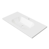 Timberline Stadium Countertop with Single Integrated Basin