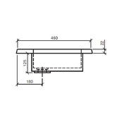 Timberline Regal Countertop with Double Integrated Basin