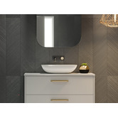 Timberline Bloom 475mm White Gloss Ceramic Above Counter Basin | The ...