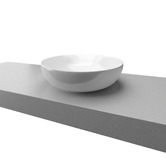 Timberline Chase 405mm Round Ceramic Above Counter Basin