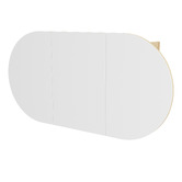 Timberline Ballad 1200mm  Oval Mirrored Shaving Cabinet