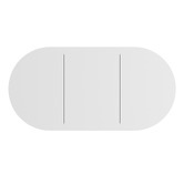 Timberline Ballad 1200mm  Oval Mirrored Shaving Cabinet