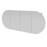 Timberline Ballad 1500mm Oval Mirrored Shaving Cabinet