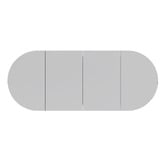 Timberline Ballad 1500mm Oval Mirrored Shaving Cabinet