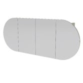 Timberline Ballad 1500mm Oval Mirrored Shaving Cabinet