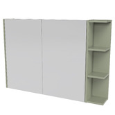 Timberline New York 1050mm Rectangle Mirrored Shaving Cabinet