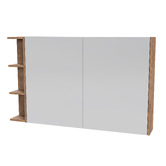 Timberline New York 1200mm Rectangular Mirrored Shaving Cabinet