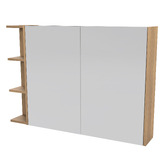Timberline New York 1050mm Rectangular Mirrored Shaving Cabinet