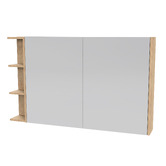 Timberline New York 1200mm Rectangular Mirrored Shaving Cabinet