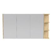 Timberline New York 1350mm Rectangular Mirrored Shaving Cabinet