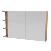 Timberline New York 1200mm Rectangular Mirrored Shaving Cabinet