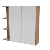Timberline New York 750mm Rectangular Mirrored Shaving Cabinet