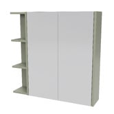 Timberline New York 750mm Rectangular Mirrored Shaving Cabinet