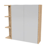 Timberline New York 750mm Rectangular Mirrored Shaving Cabinet