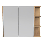 Timberline New York 900mm Rectangular Mirrored Shaving Cabinet