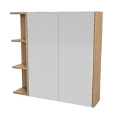 Timberline New York 750mm Rectangular Mirrored Shaving Cabinet