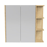 Timberline New York 750mm Rectangle Mirrored Shaving Cabinet