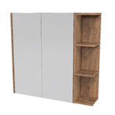 Timberline New York 750mm Rectangle Mirrored Shaving Cabinet