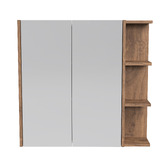 Timberline New York 750mm Rectangle Mirrored Shaving Cabinet