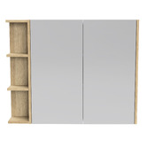 Timberline New York 900mm Rectangular Mirrored Shaving Cabinet