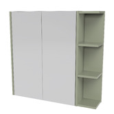 Timberline New York 750mm Rectangle Mirrored Shaving Cabinet