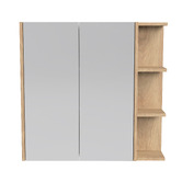 Timberline New York 750mm Rectangle Mirrored Shaving Cabinet