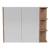 Timberline New York 900mm Rectangular Mirrored Shaving Cabinet